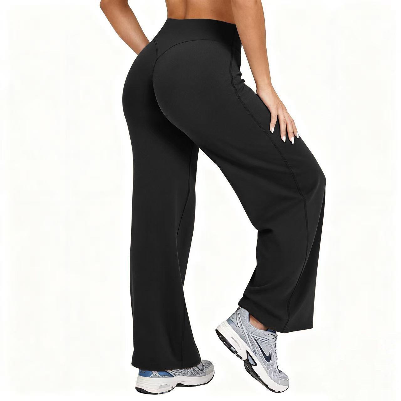 Pilates Yoga Origin - Women Plus Size Yoga Wide-leg Pants