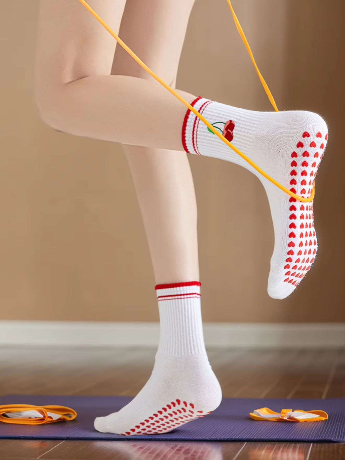 Pilates Yoga Origin - 1 Pairs Cross-Border Professional Yoga Socks,
