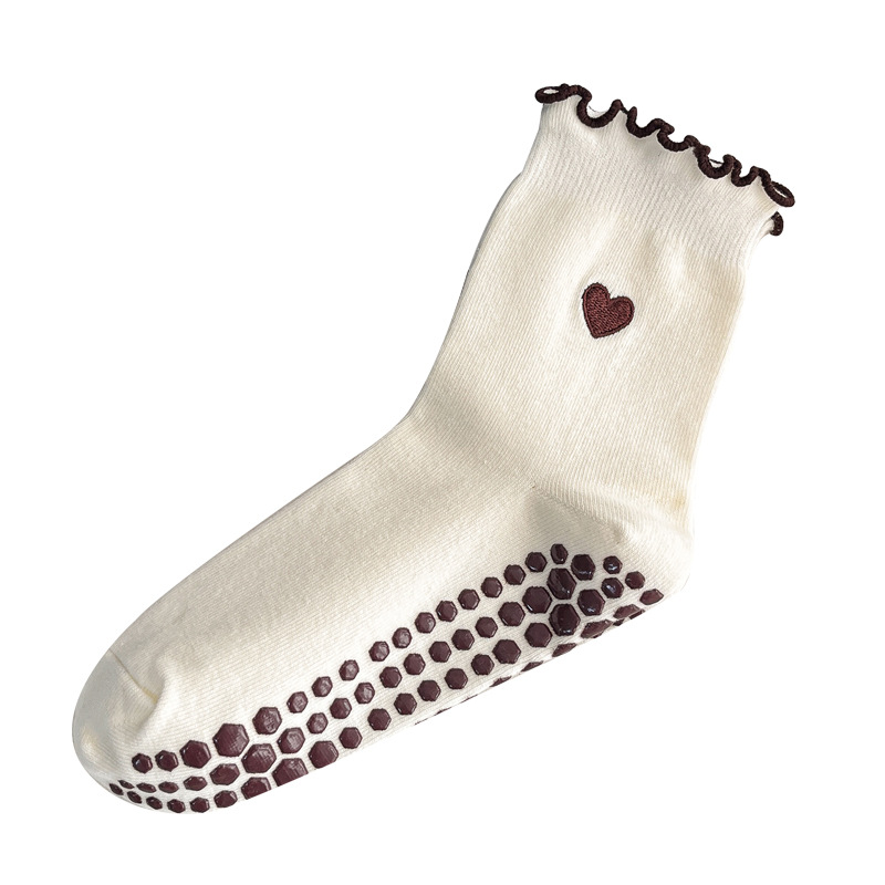 Yoga Socks Women Cotton Heart  - Pilates Yoga Origin ulasan dan harga