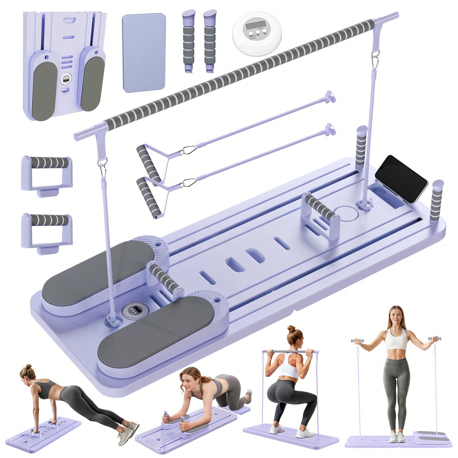 Pilates Reformer With Bar, Pil - Pilates & Yoga Unleashed Studio ulasan dan harga