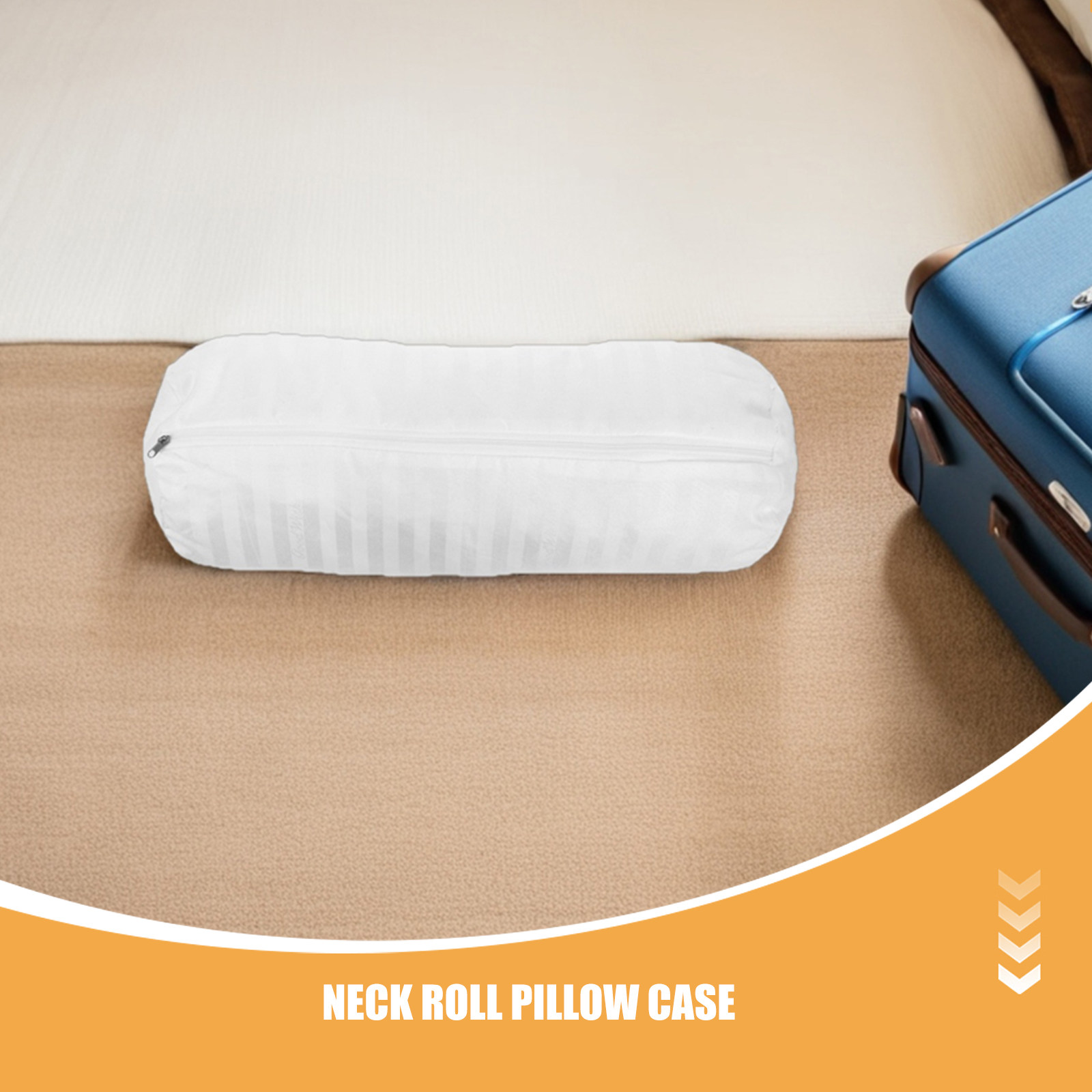2Pcs Cervical Neck Roll Pillow - Bolster Cushion Round ulasan dan harga