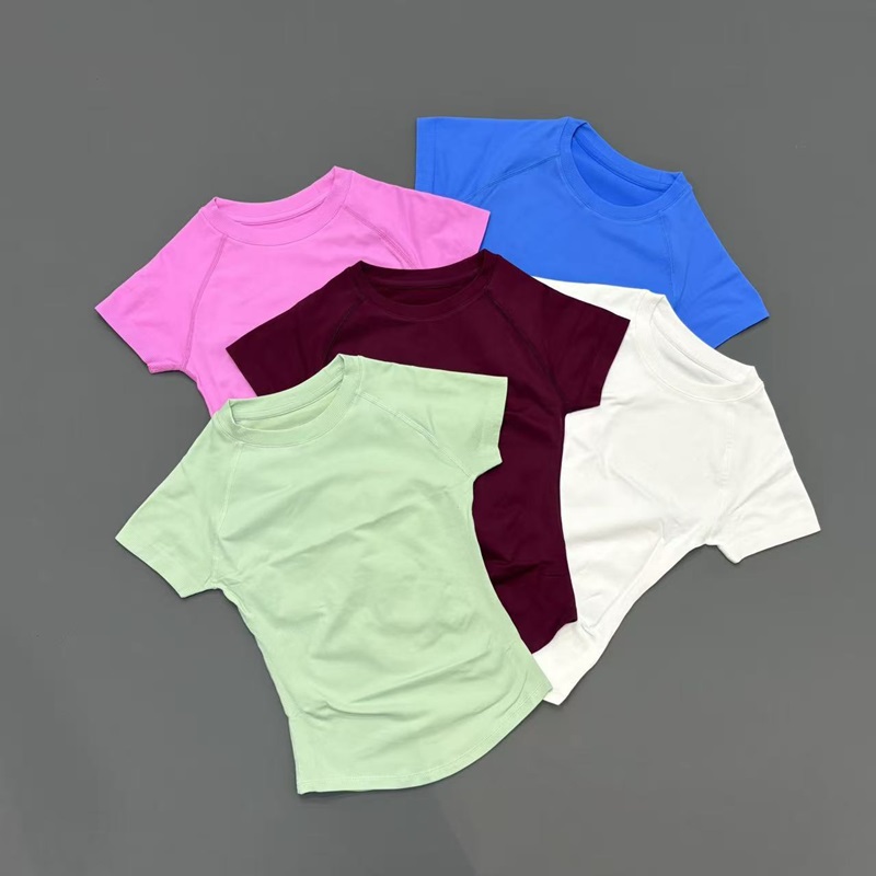 Short Sleeve Seamless Yoga Top - Pilates Yoga Top ulasan dan harga