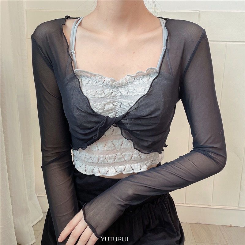 Women's Mesh Ballet Cover Up C - Pilates Yoga Wear ulasan dan harga