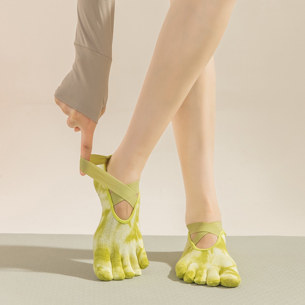 Tie-Dye Women's Five Finger Gr - Pilate Yoga Workout ulasan dan harga