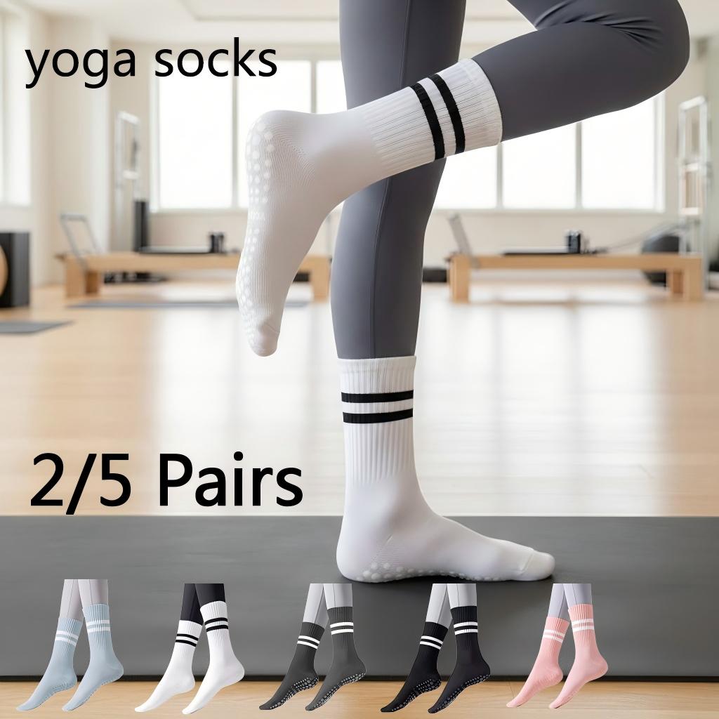 Women Non Slip Yoga Socks, Gri - Pilate Yoga Workout ulasan dan harga