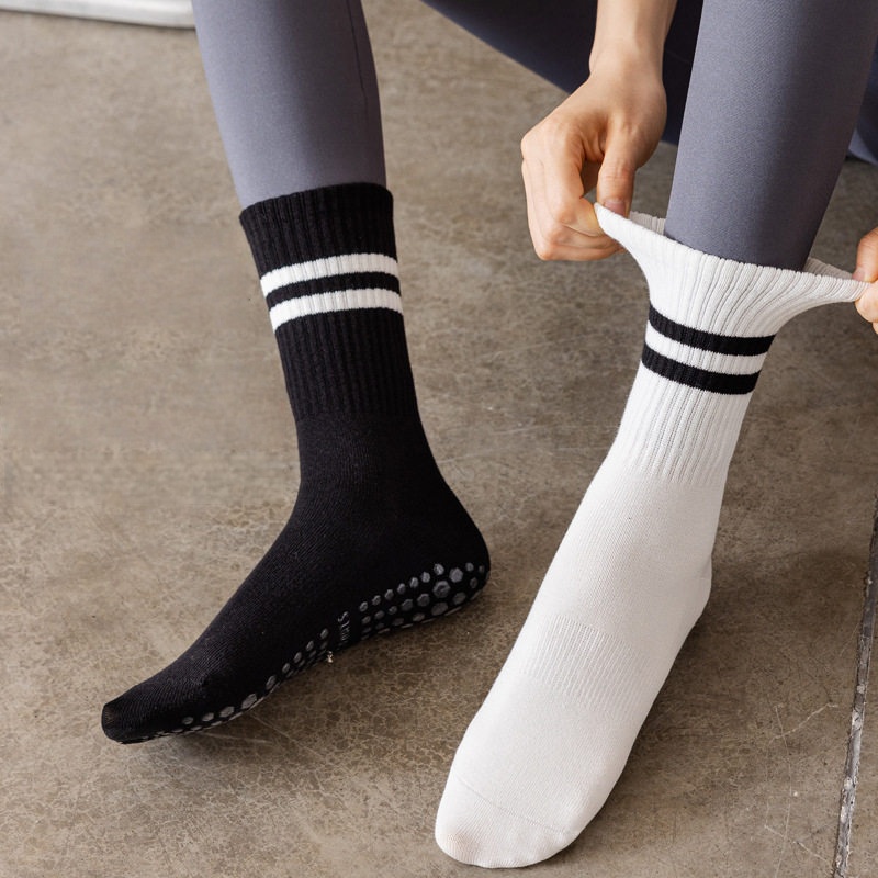Women Non Slip Yoga Socks, Gri - Pilate Yoga Workout ulasan dan harga