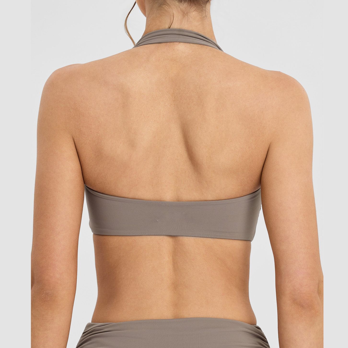 Women Halter Ruched Yoga Bra P - Pilate Yoga Workout ulasan dan harga