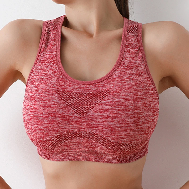 Women Sports Bra Top Push Up F - Pilates Yoga Wear ulasan dan harga