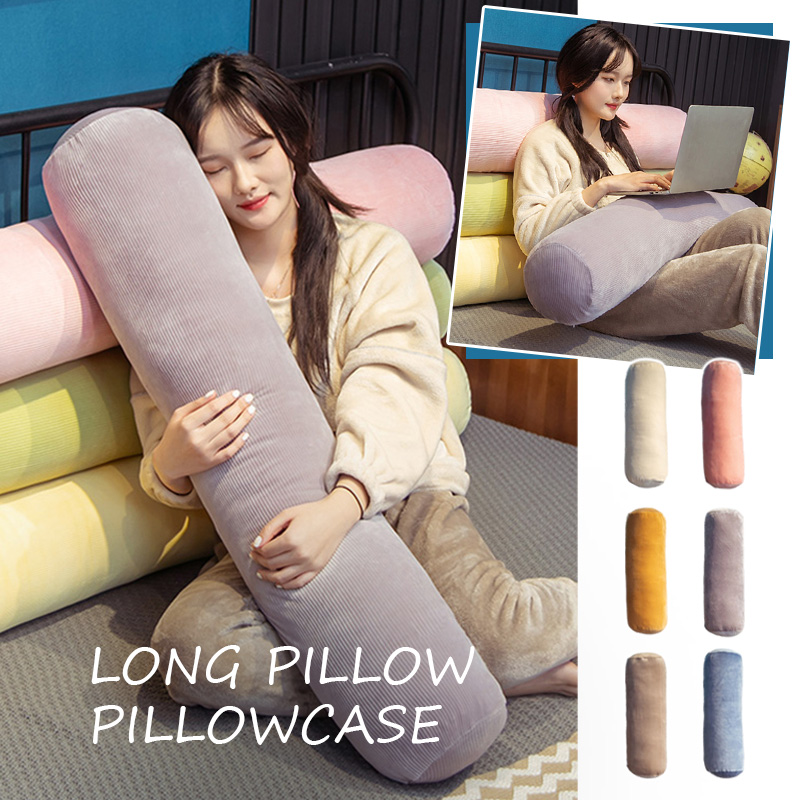 Soft Long Cylindrical Pillowca - Bolster Cushion Round ulasan dan harga