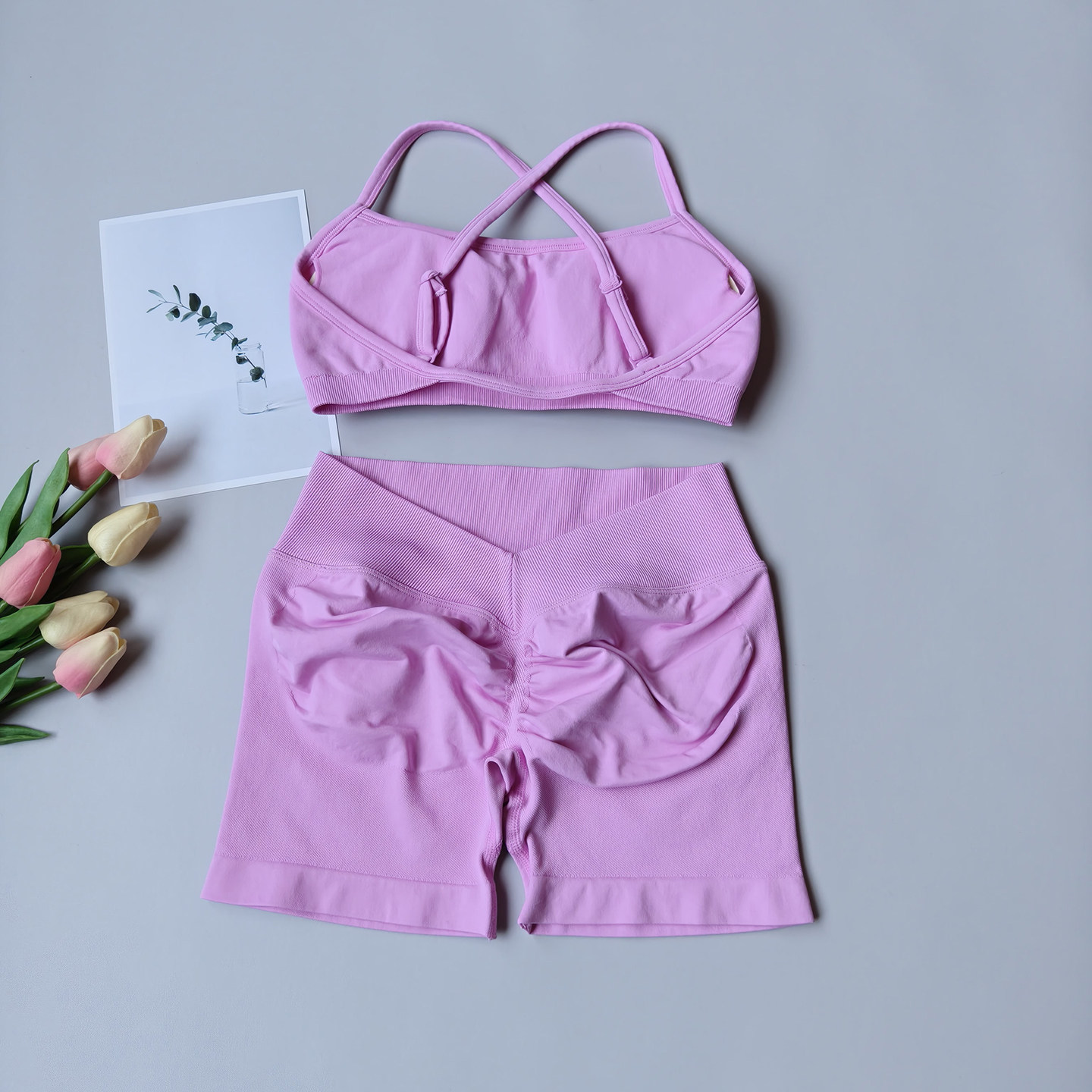 Women's Seamless Yoga Set Quic - Pilates V Yoga ulasan dan harga