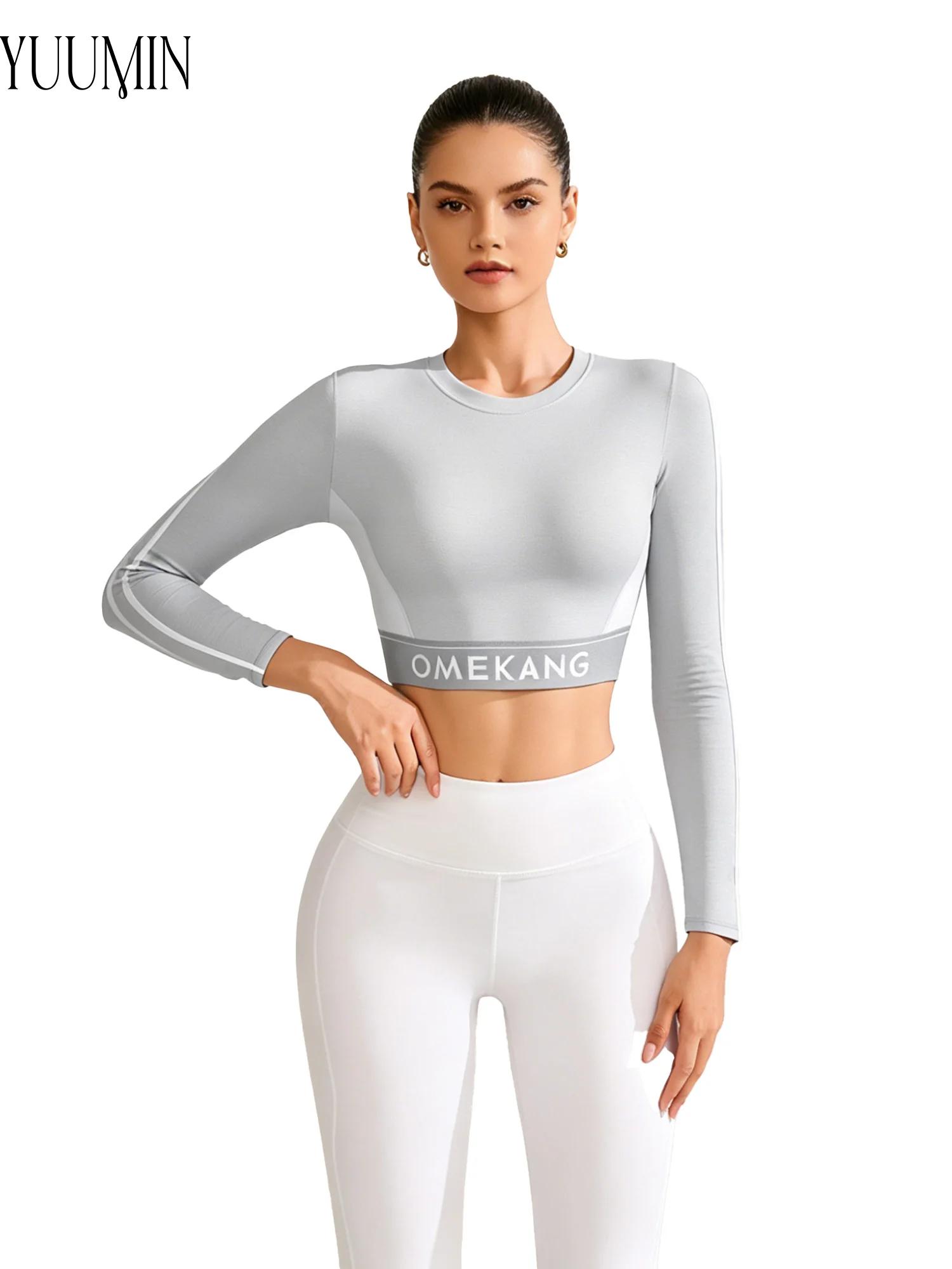 Women's Yoga Crop Top Sleeve L - Pilates Yoga Top ulasan dan harga