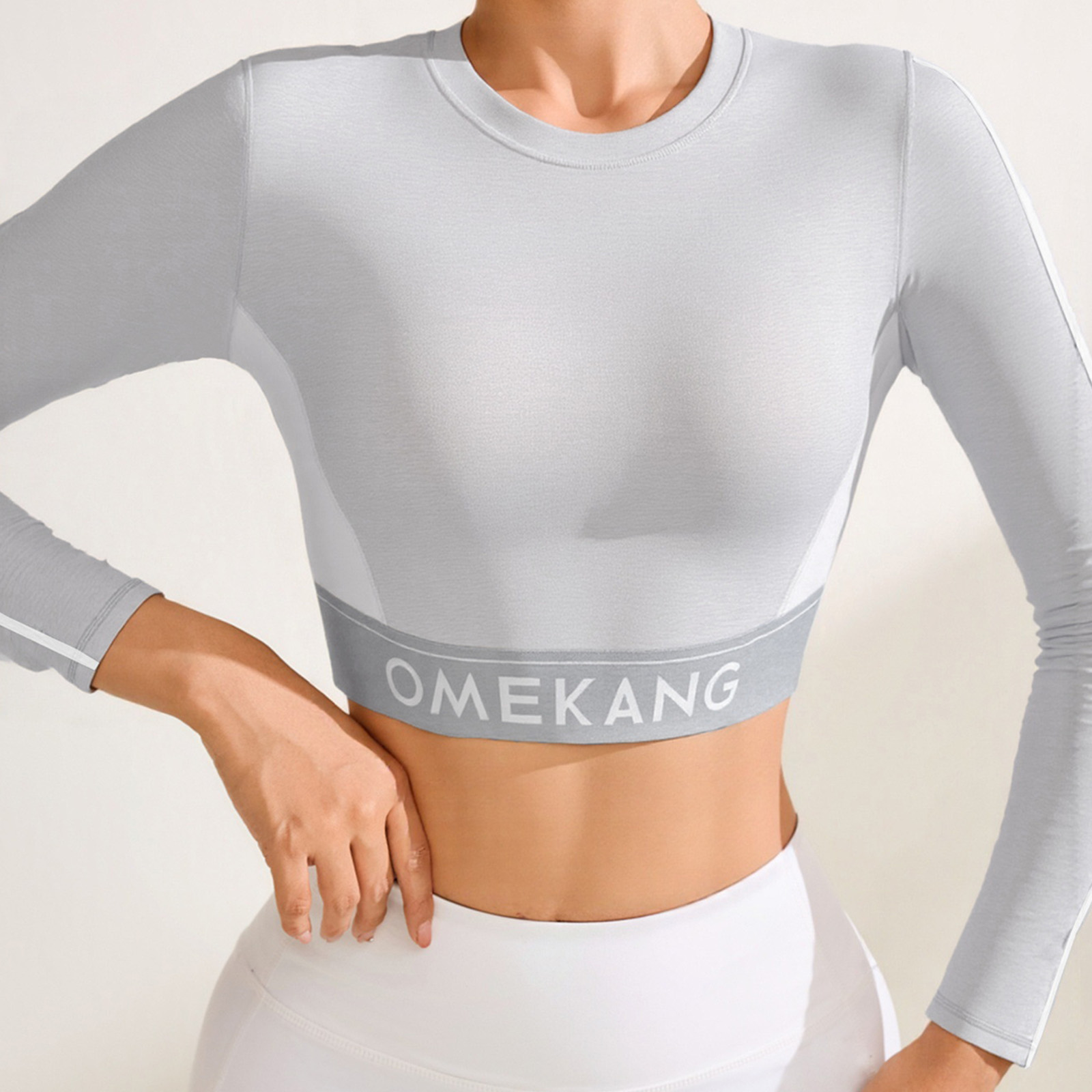 Women's Yoga Crop Top Sleeve L - Pilates Yoga Top ulasan dan harga