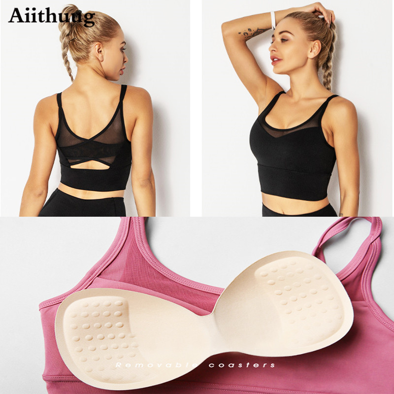 Aiithuug Yoga Bras Fitness Shi - Pilates Yoga Top ulasan dan harga