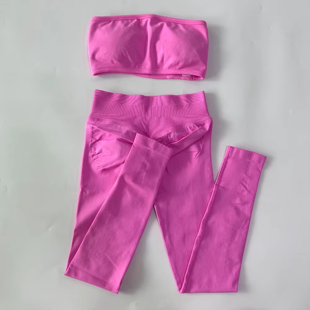 2 Piece Strapless Women's Band - Pilates Yoga Top ulasan dan harga