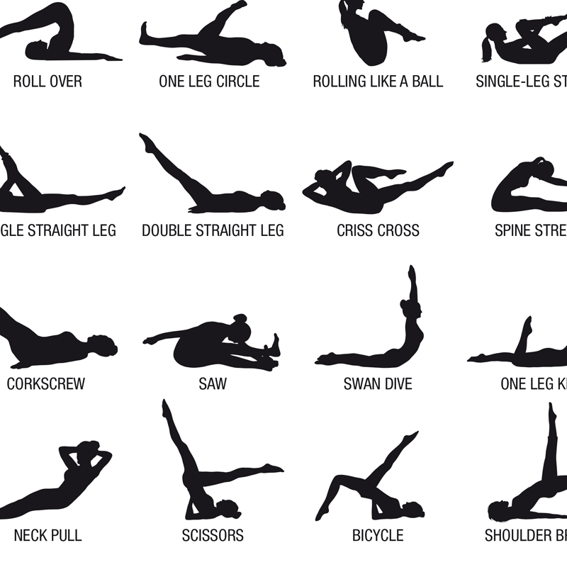 Frameless Pilates Workout Char - Pilate Yoga Workout ulasan dan harga