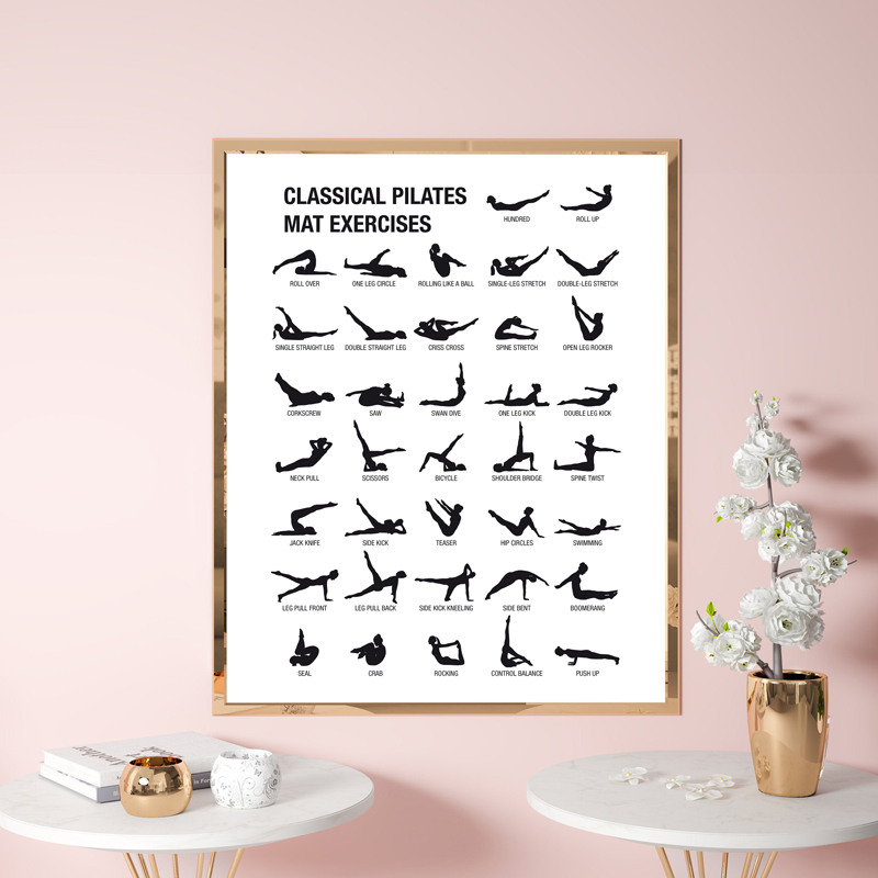 Frameless Pilates Workout Char - Pilate Yoga Workout ulasan dan harga