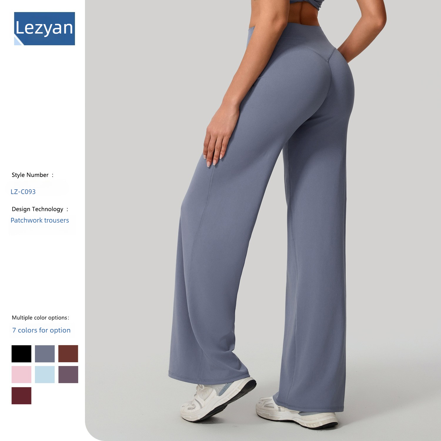 Lezyan Loose Soft Yoga Wide Le - Pilate Yoga Workout ulasan dan harga