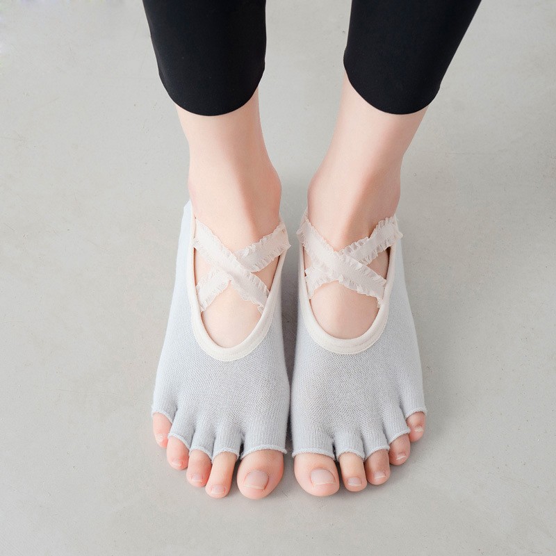 Five Finger Yoga Socks Lace Cr - Pilate Yoga Workout ulasan dan harga